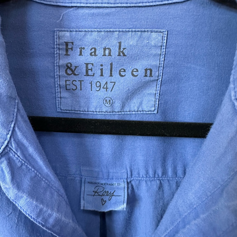Frank & Eileen Cobalt Blue Button-Front Maxi Shirt Dress - Picture 4 of 8